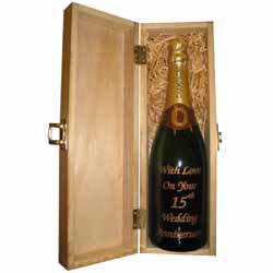 Personalised Anniversary Champagne