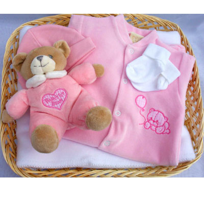 Blessing Outfits  Baby Boys on This Baby Girl Gift Basket Is An