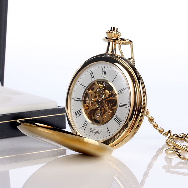 Gold Plated Personalised Pocket Watch