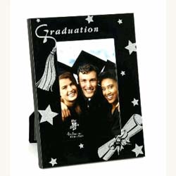 Black and Glitter Graduation Frame
