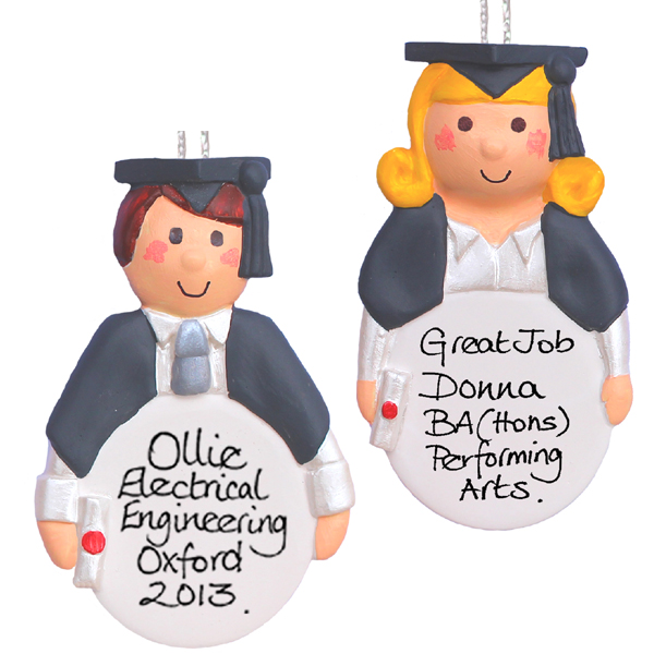 Personalised Graduation Hanging Ornament - 9.99 Personalised Graduation Hanging Ornament
