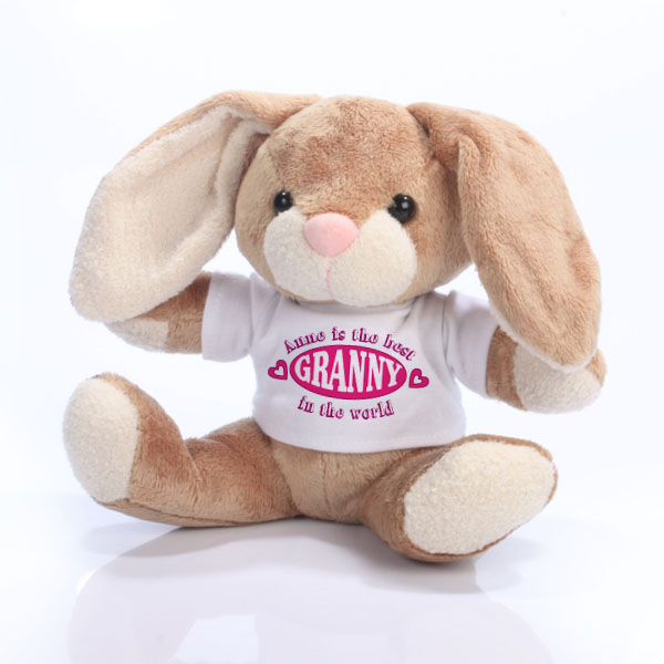 The Best Granny in the World Personalised Bunny Rabbit
