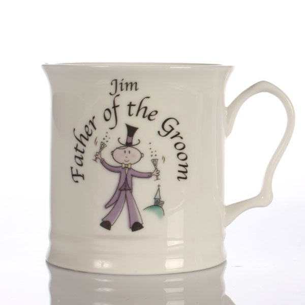 Male Wedding Character 1/2 Pint Tankards Groomsman