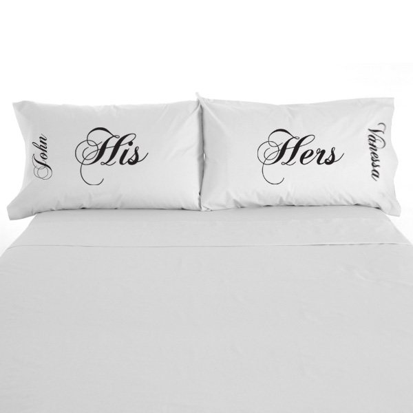 His & Hers Pillowcases