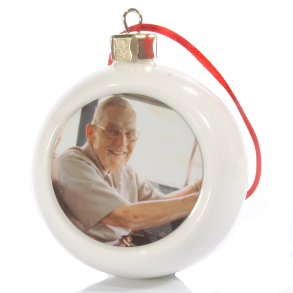 Personalised In Loving Memory Photo Bauble - 14.99 Personalised In Loving Memory Photo Bauble