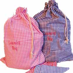 Personalised Laundry Bag Red