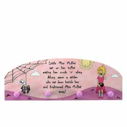 Little Miss Muffet Coat Rack
