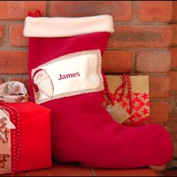 Luxury Personalised Christmas Stocking