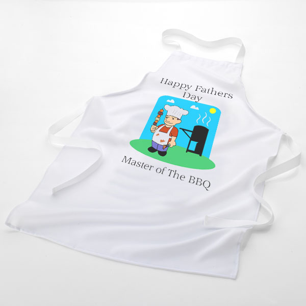 Fathers Day Master Of The BBQ Apron - 12.00 Fathers Day Master Of The BBQ Apron