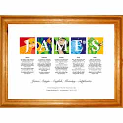 Framed Name Male