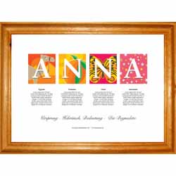 Framed Name Female