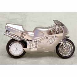 Motorbike Miniature Clock