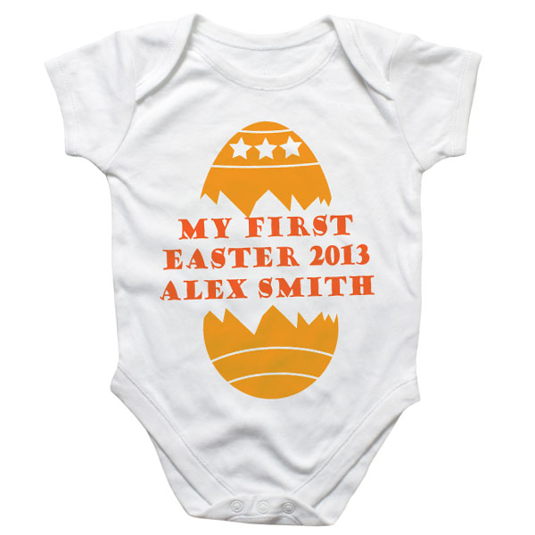 My First Easter Personalised Baby Grow - 12.99 My First Easter Personalised Baby Grow