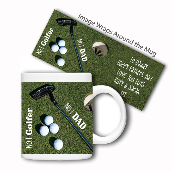 Personalised Sports Mug (No.1 Golfer)