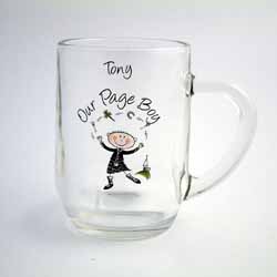 Scottish Cartoon Character 1/2 Pint Tankard