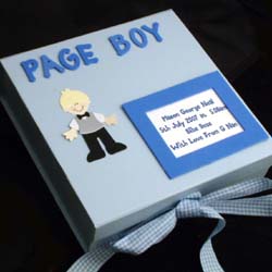 Personalised Bridal Party Memory Box Page Boy