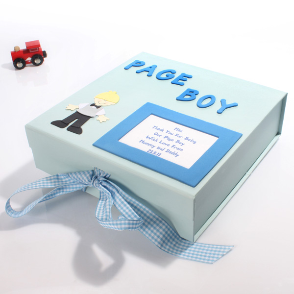 Personalised Bridal Party Memory Box Page Boy