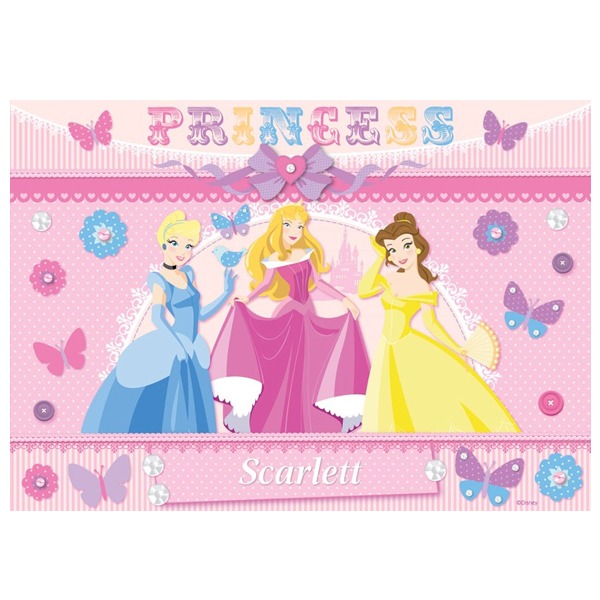 Personalised Disney Princess Fairytale Placemat - 11.99 Personalised Disney Princess Fairytale Placemat