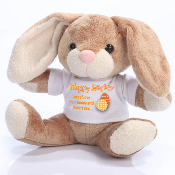 Happy Easter Personalised Bunny Rabbit - 12.99 Happy Easter Personalised Bunny Rabbit