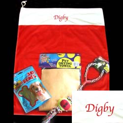 Pet Christmas Stocking with Treats