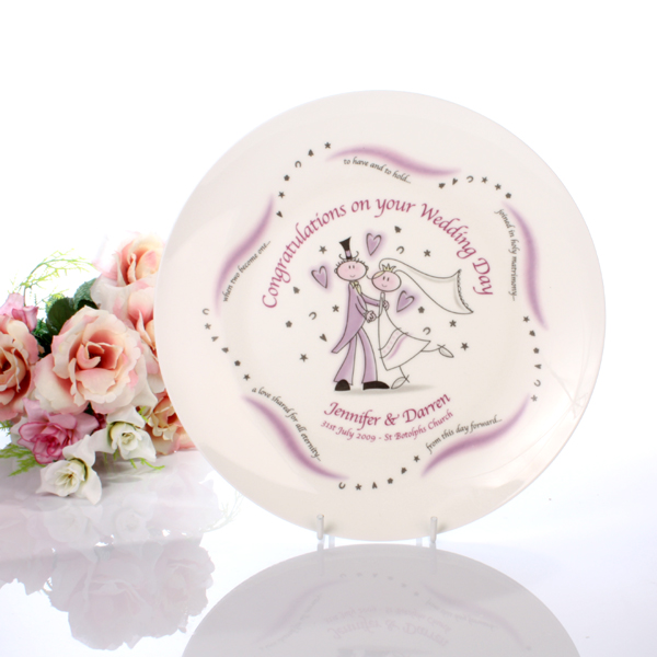 Personalised Wedding Plate