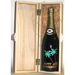 Personalised Retirement Champagne