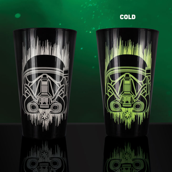 Star Wars Rogue One Death Trooper Colour Change Glass - 5.99 Star Wars Rogue One Death Trooper Colour Change Glass