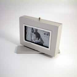 Silver Rotating Photo frame Album