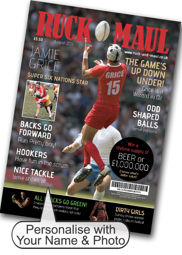 Rugby Magazine Spoof Print Only