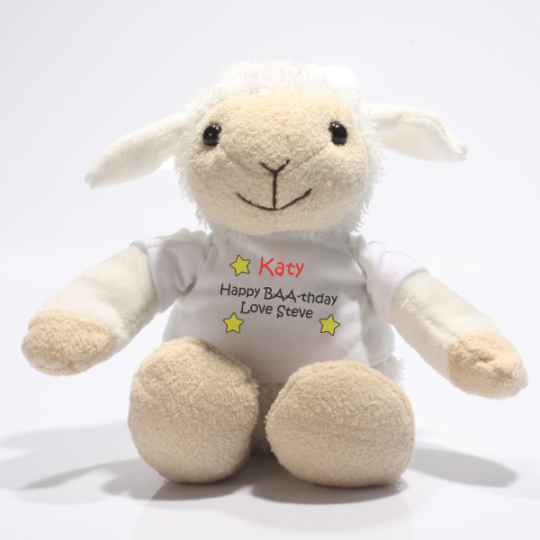 Personalised Valentine's Little Lamb - 12.99 Personalised Valentine's Little Lamb