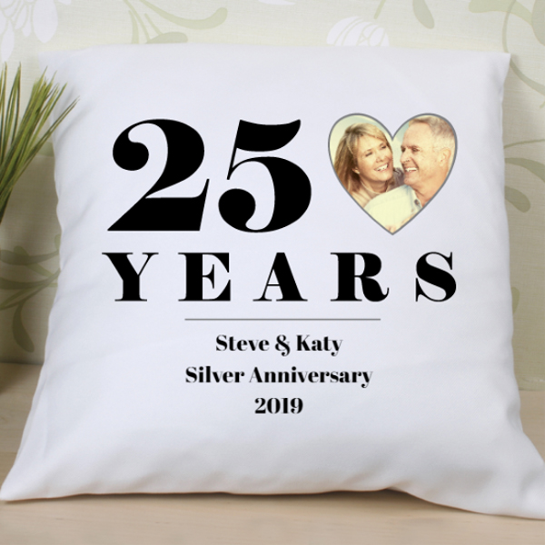 Personalised Special Anniversary Champagne Silver