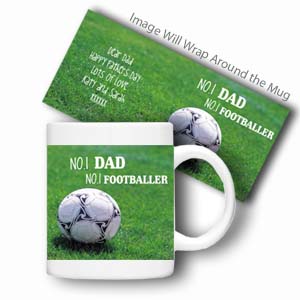 Personalised Sports Mug (No.1 Footballer)