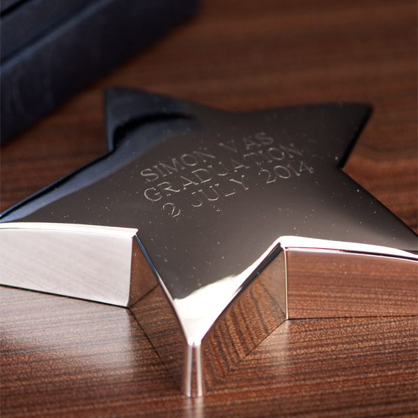Personalised Star Paperweight - 24.99 Personalised Star Paperweight