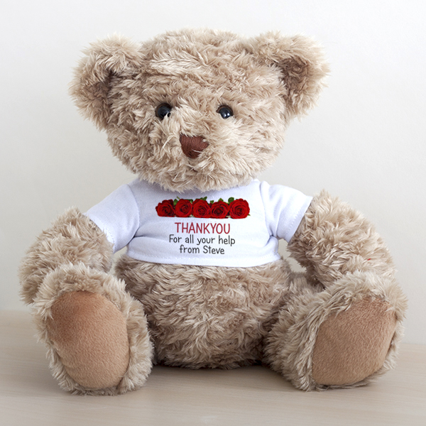Personalised Thank You Bear - 18.99 Personalised Thank You Bear