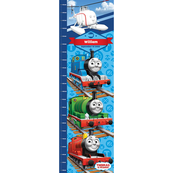 Personalised Thomas The Tank Engine Growth Chart