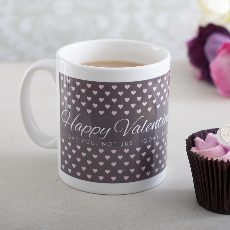 Personalised Happy Valentine's Day Mug - 9.99 Personalised Happy Valentine's Day Mug
