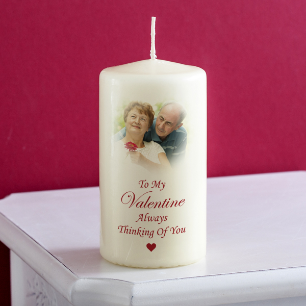Valentines Day Personalised Photo Candle Standard - 14.99 Valentines Day Personalised Photo Candle Standard