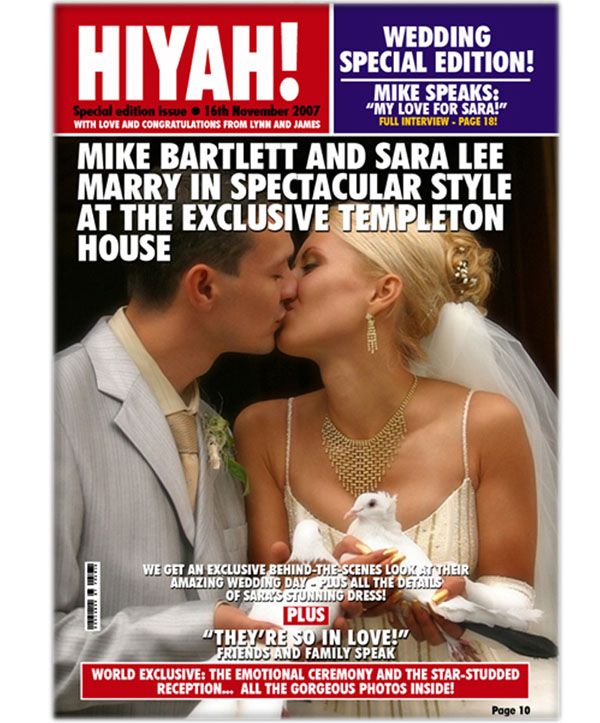 Personalised Wedding Magazine 