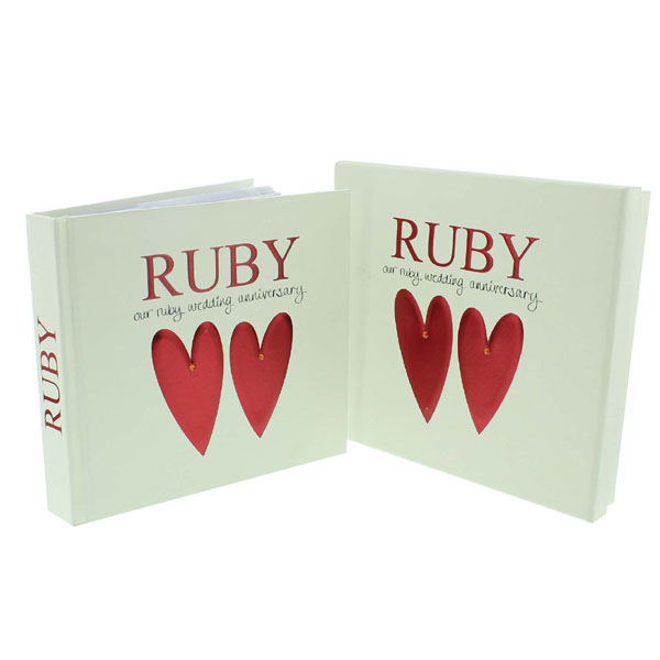 for a couple celebrating their ruby wedding anniversary these two mugs ...