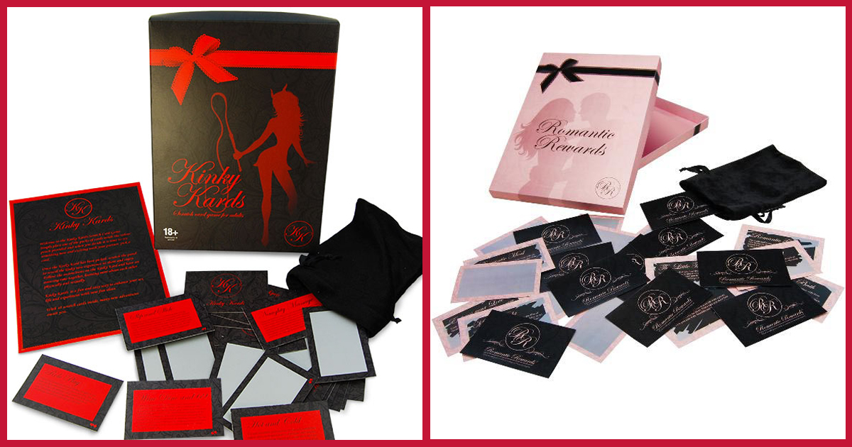 Kinky Kards & Valentine's Day Romantic Rewards Scratch Cards