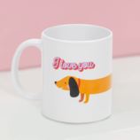 For Your Eyes Only Pair Of Mugs - Sausage Dog