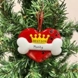 Personalised Best Dog Hanging Ornament
