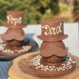 Terry’s Chocolate Orange® with Hat & Moustache on a Personalised Plaque