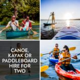 Canoe, Kayak or Paddleboard Hire for Two