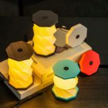 Gingko Mini Twist Hexagon Lights