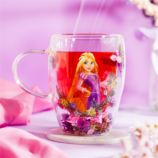 Disney Princess Rapunzel Floral Glass Mug