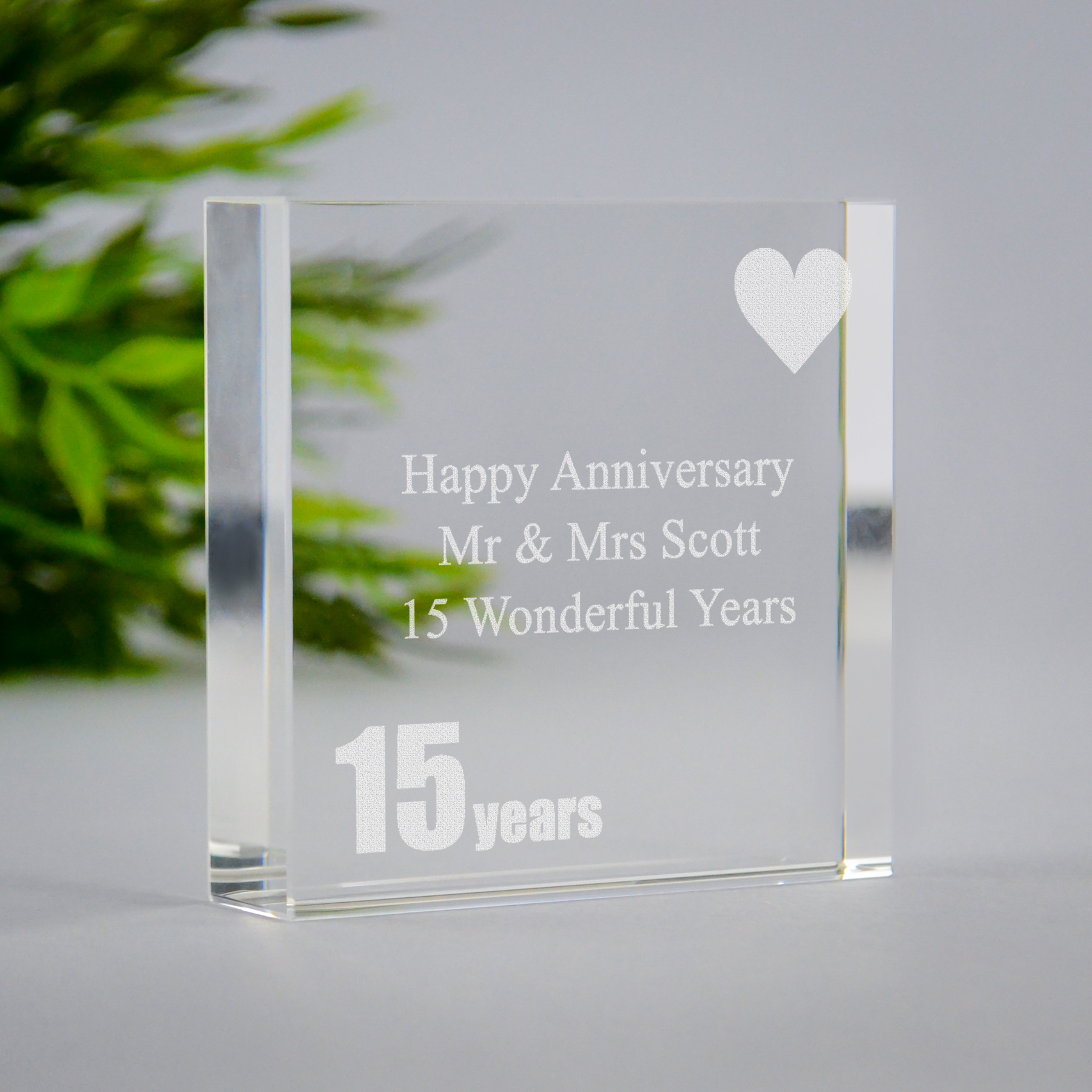 15th Year Anniversary Gift Traditional 15 Year Annversary Gft 15th