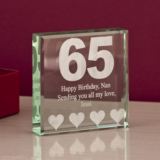 65th Birthday Keepsake