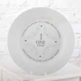 1st Anniversary Plate