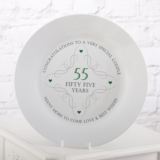 55th Anniversary Plate